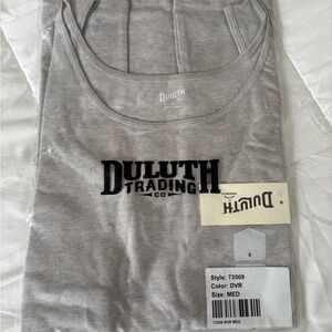 Duluth Trading Co. Women’s Heather Gray No Yank Tank